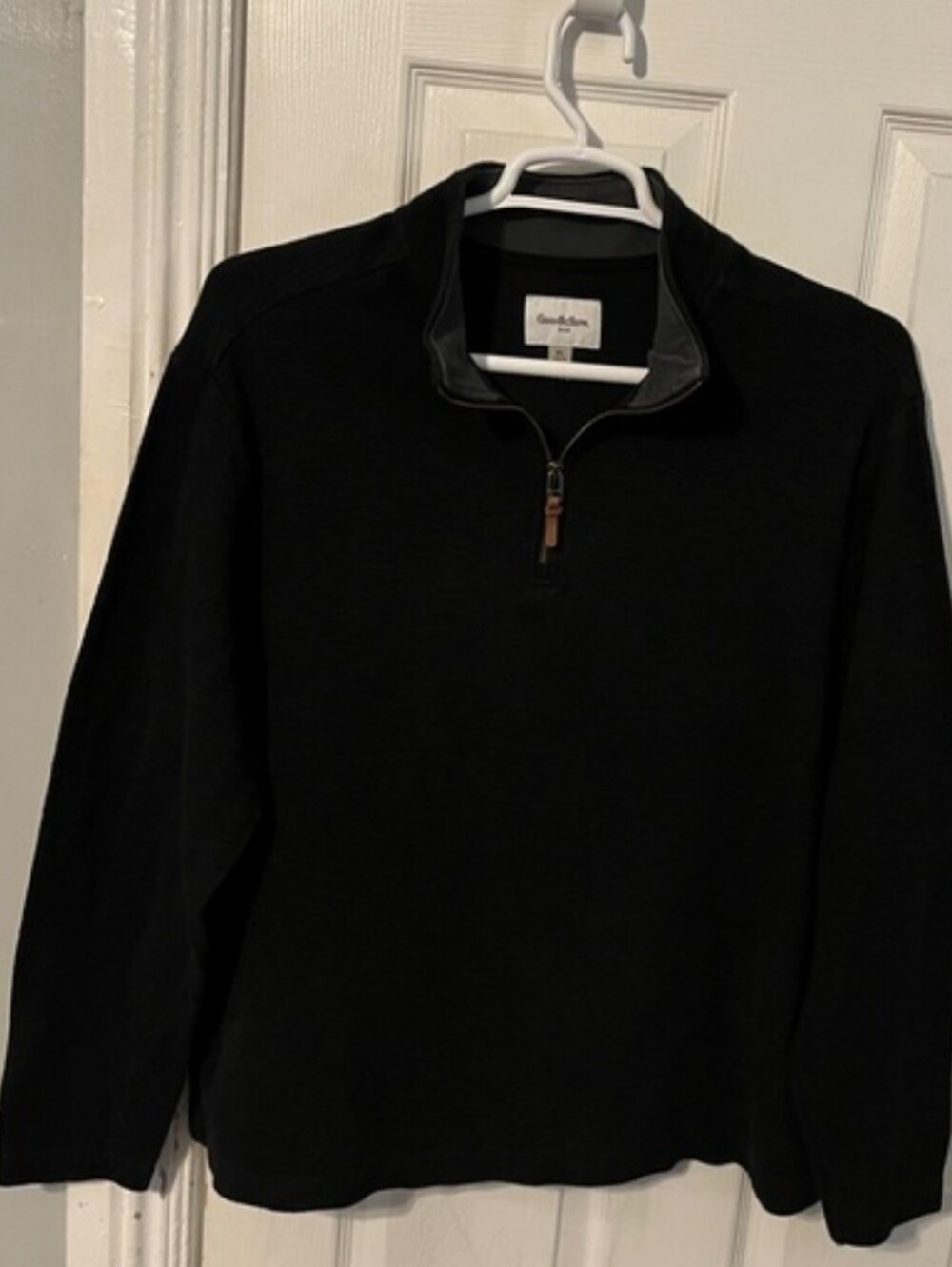 Goodfellow & Co Men’s Black 1/4 Zip Pullover Sweater